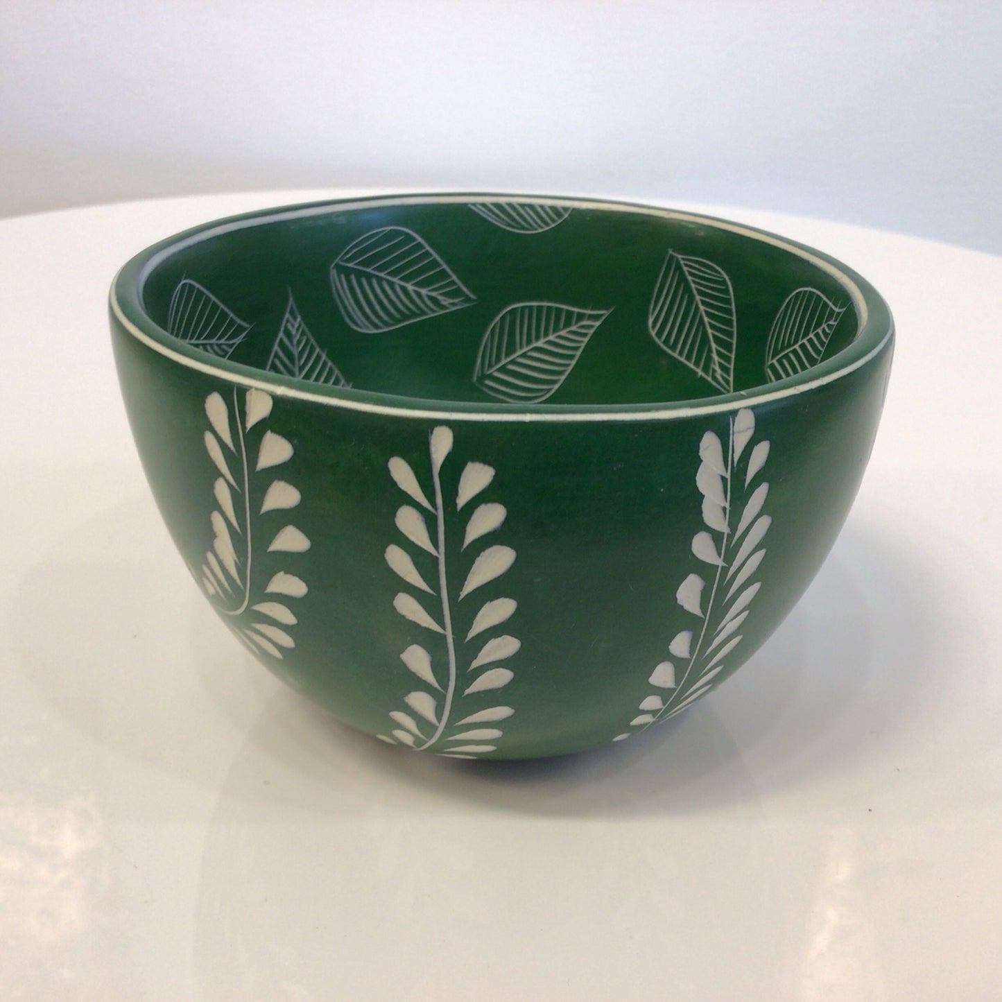 Patterned Soapstone Bowl 3.5” | Handmade Decorative Bowl