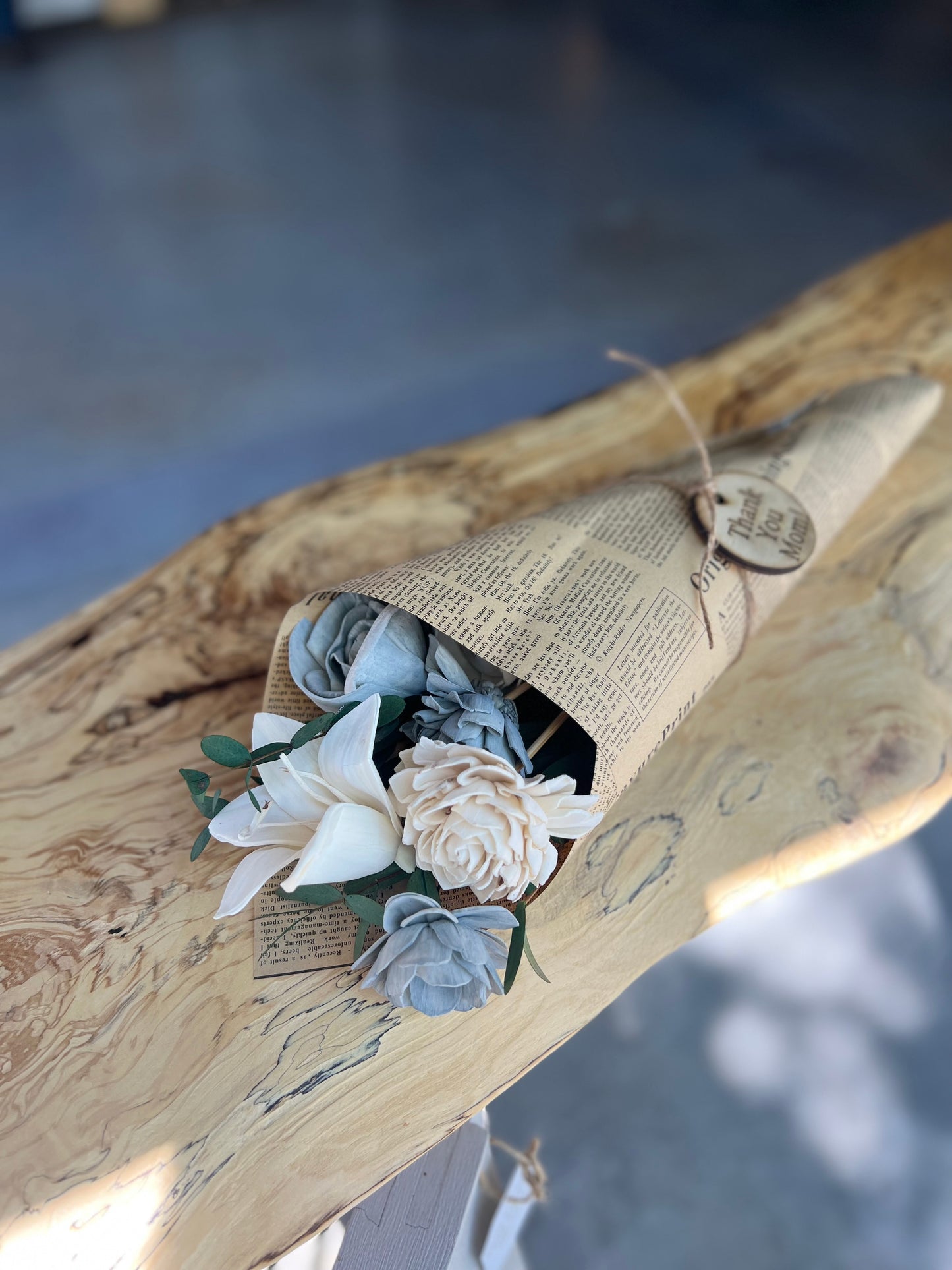 Wooden Flower Bouquet
