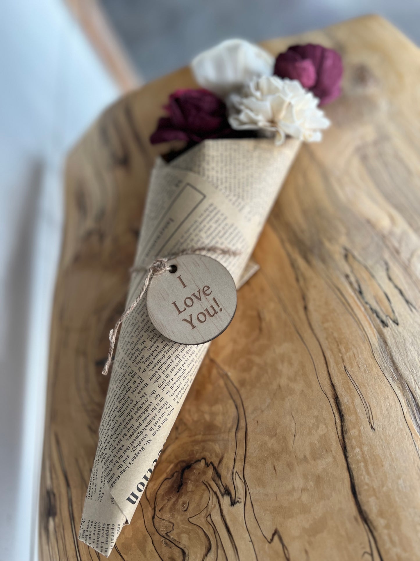 Wooden Flower Bouquet