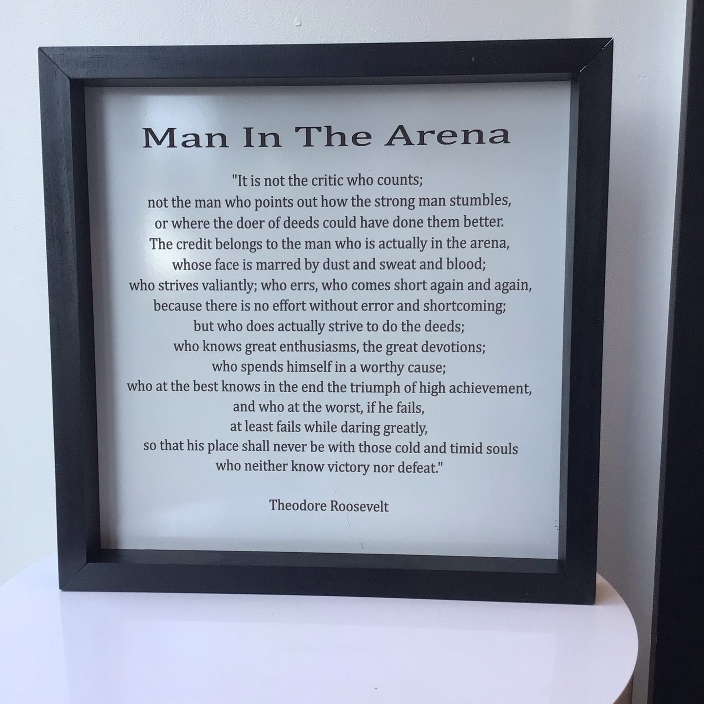 Man In The Arena
