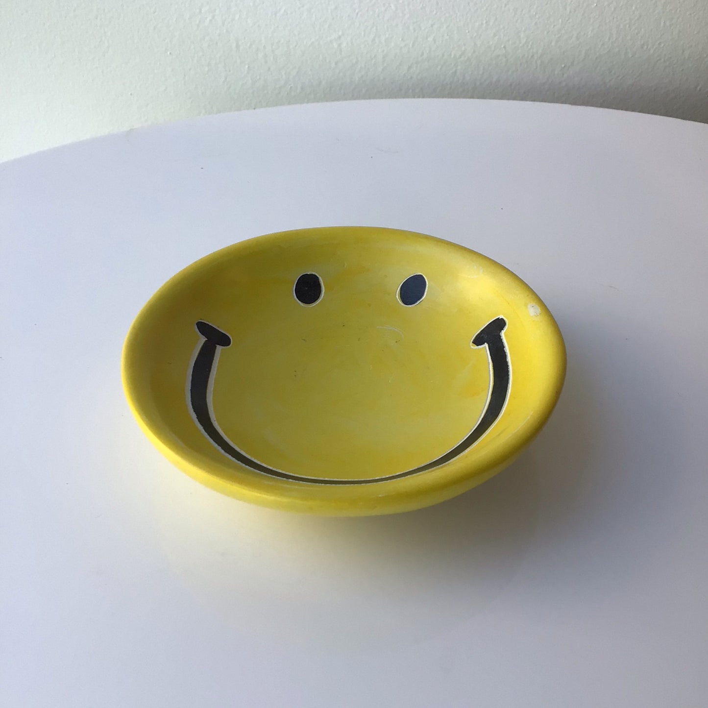 Smile Decorative Bowl – Handmade Wood Catch-All Dish