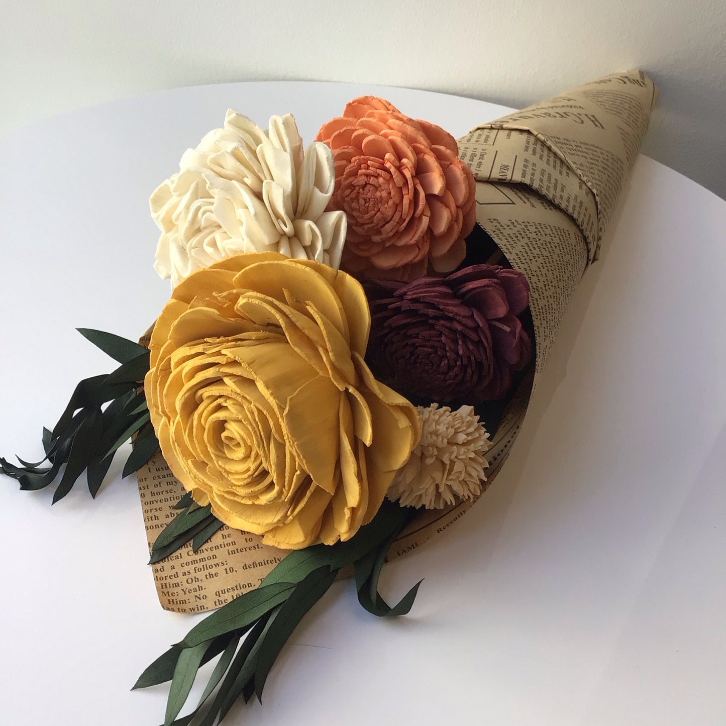 Wooden Flower Bouquet