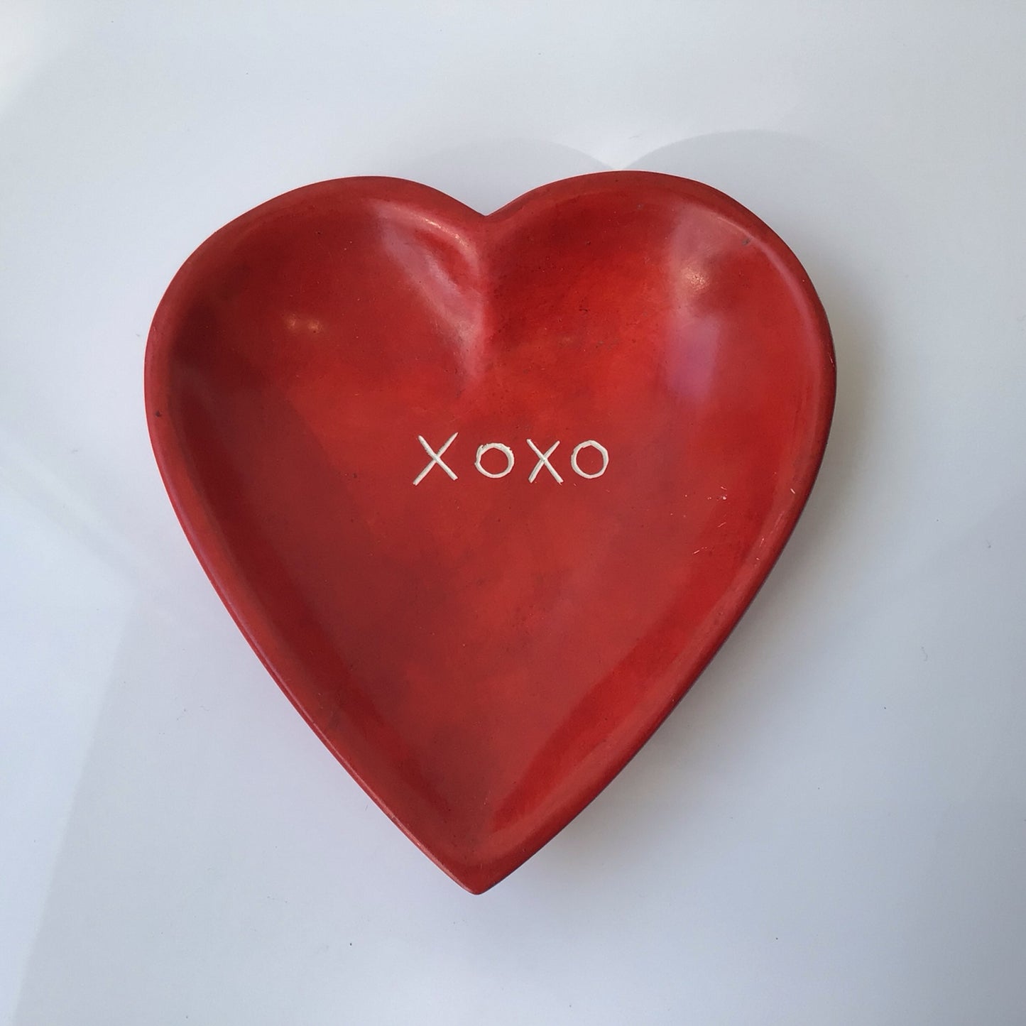 Heart Dish with Saying