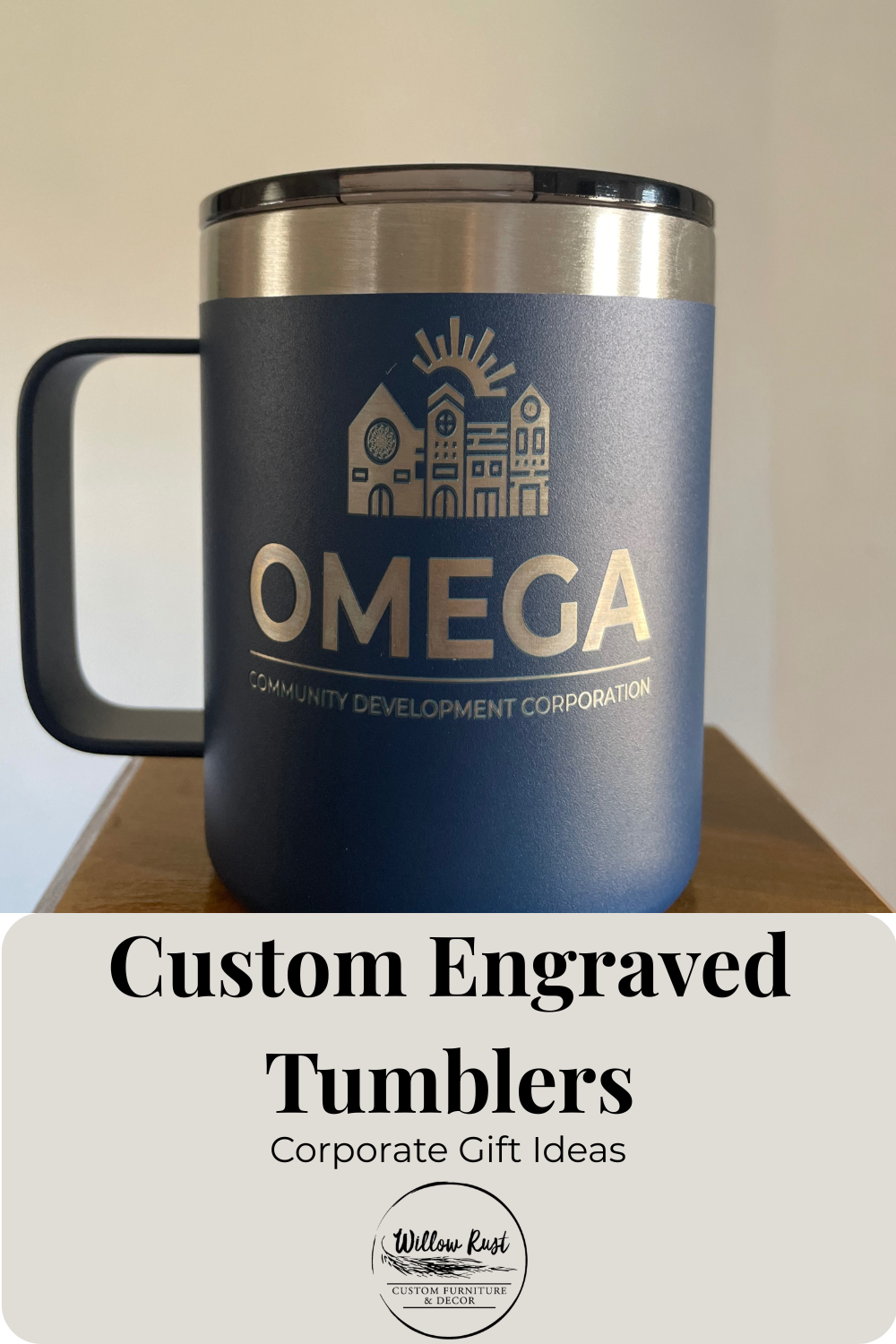 corporate engraved tumbler